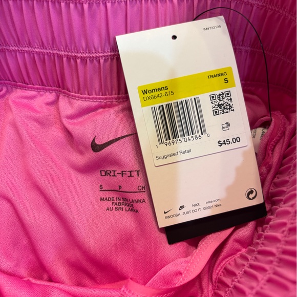 NWT Nike High Waist Pink Shorts - Picture 4 of 7